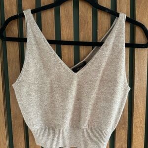 Quince Cashmere Cropped Tank